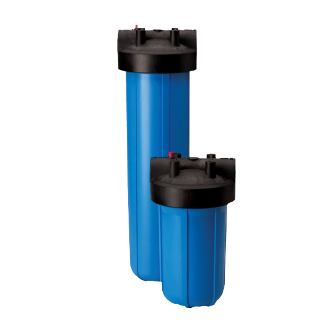 Blue pre-sediment filter housings